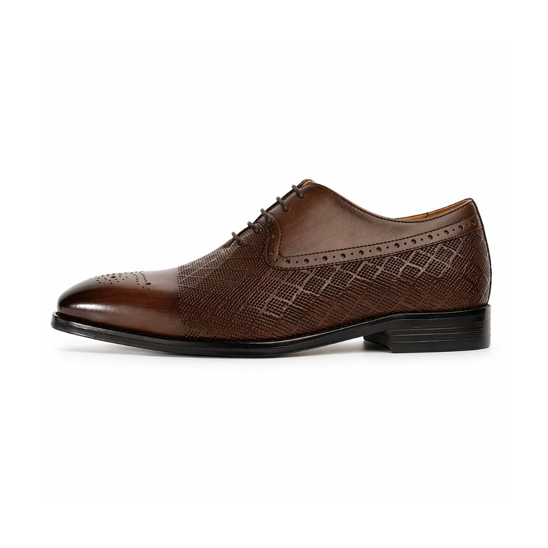 Luxury patterned men’s dress shoes