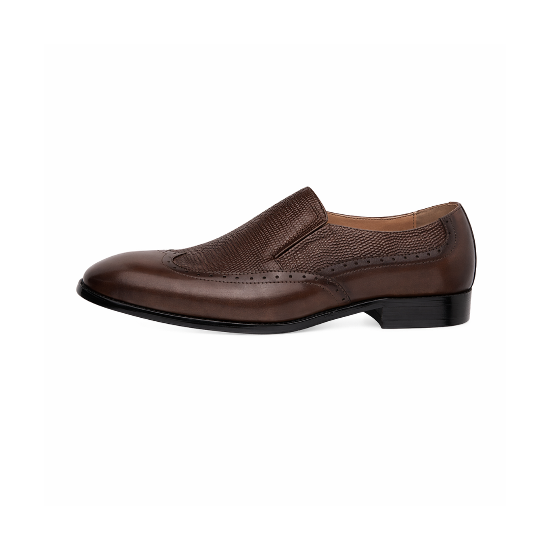 Men’s leather slip-on loafers